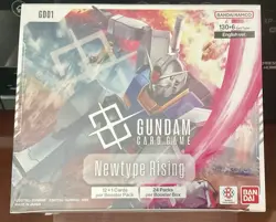 Gundam Card Game GD01 Newtype Rising Booster Box Factory Sealed English 🔥 - Image 1