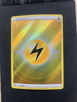 Lightning Energy 155/159 Rare Holo Pokemon Card - Sw&Sh Crown Zenith set - NM - Image 1