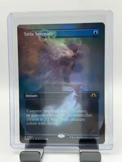 MTG, Strix Serenade FOIL (Borderless) NEAR MINT 327 Modern Horizons 3 Foil - Image 1