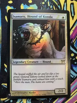 Isamaru, Hound of Konda - The List 19 NM FOIL MTG - Image 1