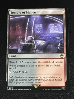 MTG Universes Beyond: Doctor Who Temple of Malice 0317 NM Rare - Image 1