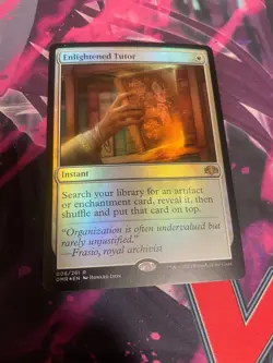 MTG - ENLIGHTENED TUTOR - FOIL - RARE - DMR - NM - Image 1