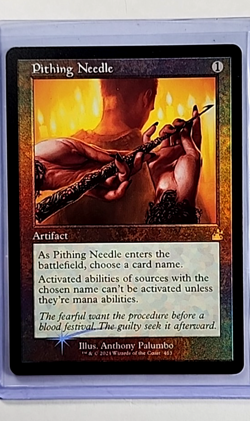 2024 MTG Magic the Gathering RVR Ravnica Remastered Foil #463 Pithing Needle - Image 1