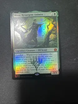 Nissa, Resurgent Animist – Foil Aftermath NM Mythic Elf MTG - Image 3