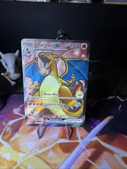 Pokemon TCG Charizard EX Ultra Rare Card 183/165 English Edition NM Near Mint - Image 1
