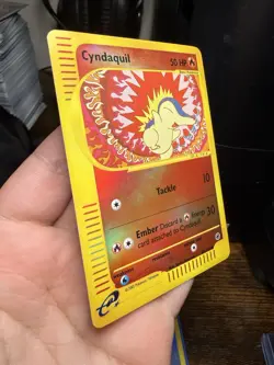 Pokemon Cyndaquil 105/165 Expedition Base Set Reverse Holo - Image 2