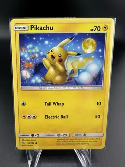 Pikachu 56/236 - Sun & Moon Unified Minds NM Pokemon Card + Extended Art Case - Image 2