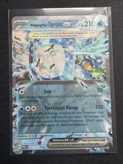 Wellspring Mask Ogerpon ex NM 027/131 Sv: Prismatic Evolutions Pokemon TCG Holo - Image 1