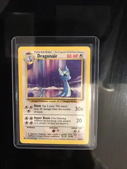 Pokemon TCG Dragonair Base Set 18/102 Non-Holo Unlimited Rare - MP - Image 1