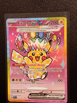 Pokemon Pikachu ex 277/217 Ascended Heroes Special Illustration Rare! - Image 1