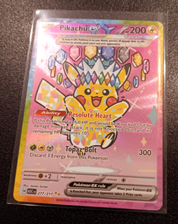 Pokemon Pikachu ex 277/217 Ascended Heroes Special Illustration Rare! - Image 2