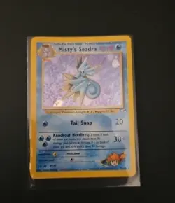2000 Pokemon Gym Heroes Misty's Seadra Prerelease Holo Rare #9/132 - Image 2