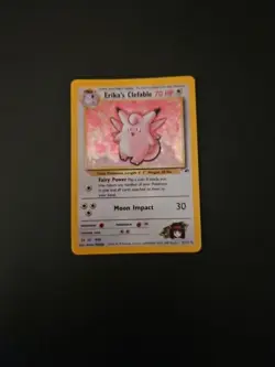 Pokemon Gym Leader Erika’s Clefable Wizards Of The Coast Holo - Image 2