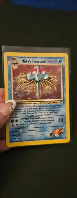 Pokemon TCG MISTY'S TENTACRUEL - 10/132 - HOLO - RARE - GYM HEROES (2000) - Image 4