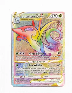 Serperior Vstar ~ Pokemon Silver Tempest ~ Full Art Holo 196/195 Secret Rare - Image 1