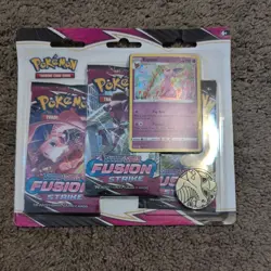 Pokemon Fusion Strike 3 Pack Blister w/ Espeon Promo Factory Sealed - Image 1