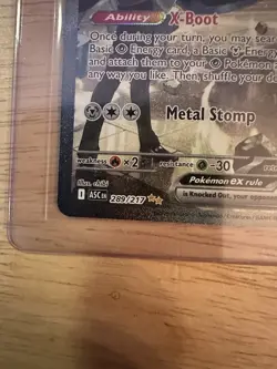 Pokemon Ascended Heroes Steven’s Metagross ex 289/217 Special Illustration Rare - Image 5