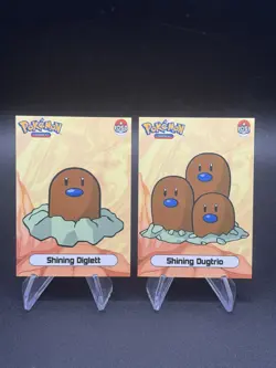 Shining Diglett Dugtrio 2024 Pokemon Shiny Infinity Set US Seller - Image 1