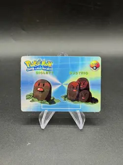 Diglett Dugtrio Holo Pokemon Vintage Pocket Monsters Vending Prism Sticker 1225 - Image 1