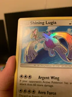 Pokemon TCG Shining Lugia SM82 Holo Rare 2017 Shining Legends Promo - Image 2