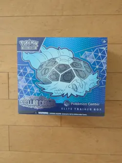 Pokemon Stellar Crown Pokemon Center Exclusive Elite Trainer Box ETB Sealed - Image 1