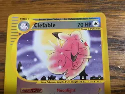 Pokemon 2002 Expedition Reverse Holo #7/165 CLEFABLE *look* - Image 2