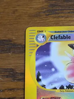 Pokemon 2002 Expedition Reverse Holo #7/165 CLEFABLE *look* - Image 4