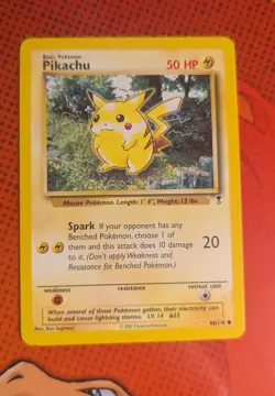Pikachu - Legendary Collection - 86/110 - Common - Vintage Pokemon TCG - NM - Image 2