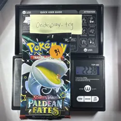 22.38g Paldean Fates Booster Pack Pokemon TCG New Sealed - Image 1