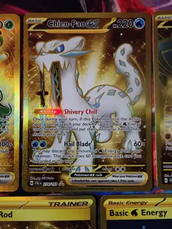 Pokemon Paldea Evolved Lot of 7 Gold Hyper Rares - Image 3