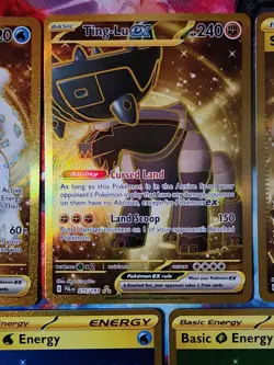 Pokemon Paldea Evolved Lot of 7 Gold Hyper Rares - Image 4