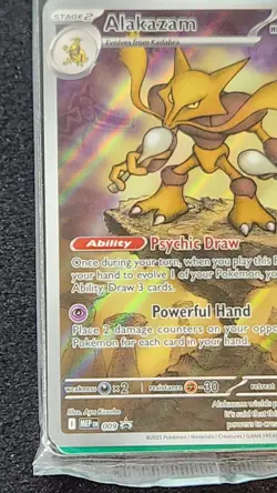 Alakazam 009 - Pokemon Mega Evolutions - ETB Promo - SEALED - Image 5