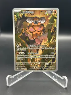 2025 Pokemon TCG Scarlet & Violet Black Bolt 131/086 Landorus Illustration Rare - Image 1