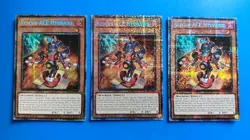 x3 Playset Near Mint Yugioh - Rescue-ACE Hydrant - MP25-EN046 - Starlight Rare - Image 1