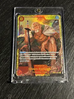 One Piece CCG Two Legends Silvers Rayleigh OP08-118 Secret Rare English Edition - Image 1