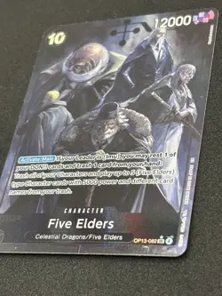 One Piece OP13-082 Five Elders SR Alt Art One Piece Carrying On His Will - Image 3