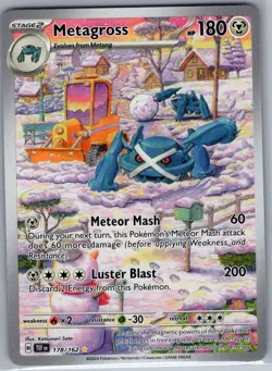 Metagross 178/162 SV05: Temporal Forces - Pokemon Card - NM - Image 1