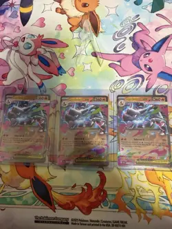 Pokemon Mega Charizard X EX Holo Mega Evolution PLB 013/094 Lot of 3 Cards - Image 2
