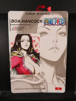 Boa Hancock One Piece Art Card Rare Holo Collectible Anime Manga CCG NM - Image 3
