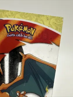 Pokemon Card Topps #06 Charizard SEE PICS HEAVILY PLAYED - Image 2