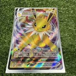 Jolteon Vmax 051/203 Evolving Skies NM Full Art Ultra Rare Pokemon Card - Image 1