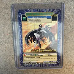 VINTAGE 2002 Non-Holo Ladydevimon ST-167 Digi Battle Digimon Card NM - Image 1