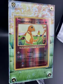 Charmander 9/108 Evolutions Reverse Holo Pokemon Card NM + Extended Art Case - Image 5