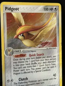 Pokemon Pidgeot TCG EX FireRed & LeafGreen Holo Rare Card 10/112 2004 Edition HP - Image 3