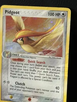 Pokemon Pidgeot TCG EX FireRed & LeafGreen Holo Rare Card 10/112 2004 Edition HP - Image 4