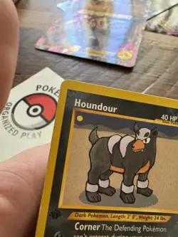 Houndour 43/105 Pokemon TCG 1st Edition Neo Destiny Vintage 2002 Card - Image 2