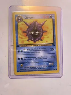 Cloyster - 1st Edition - Fossil Base Set - Pokemon Trading Card Game - Image 1