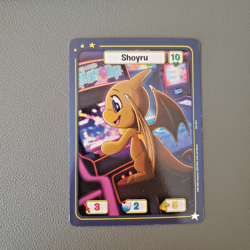 Upper Deck Neopets Battledome TCG Shoyru Yellow Foil Exclusive Promo Card LP - Image 1