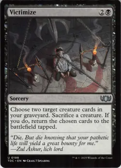 Victimize U Commander: Tarkir: Dragonstorm 198 NM MTG - Image 1