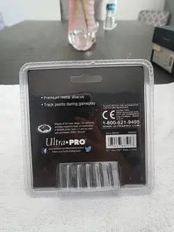 ULTRA PRO MTG ABACUS LIFE COUNTER WHITE METAL RARE FREE SHIPPING - Image 2